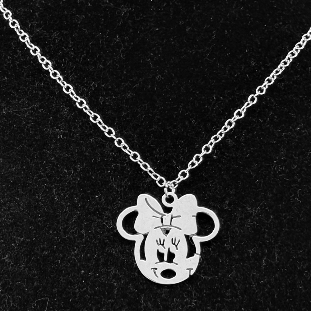Minnie Mouse stainless steel necklace
